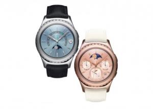 سامسونج تعلن عن النسخ المرصعة بالذهب والتيتانيوم من الساعة الذكية Samsung Gear S2