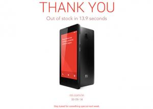 Xiaomi تبيع  60 آلف وحدة من الهاتف Redmi 